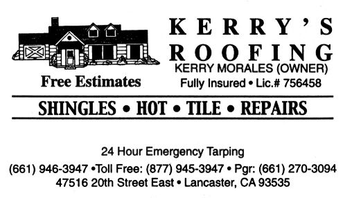 kerry's roofing